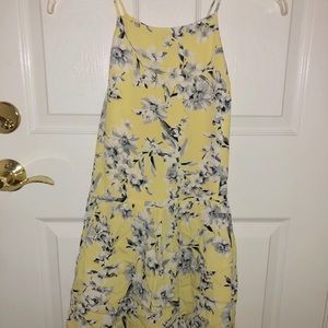 Yellow Floral Romper